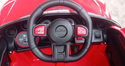 Дитячий одномісний електромобіль Легкова машина Спорткар Audi T-7662 на EVA колесах червоний