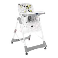 Стільчик для годування Lorelli (Bertoni) Gusto Grey Koalas Сірий "Коали". Дитячий стілець для годування