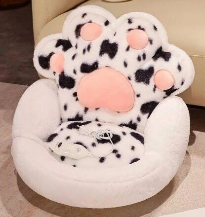 Крісло-подушка-іграшка дитяче м'яке з підігрівом "Тапа Лапка" для дівчинки та хлопчика (L3)