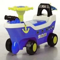 Каталка-Толокар Кораблик HZ 606-4,синий