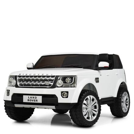 Дитячий двомісний електромобіль Land Rover M 4063EBLR-1 білий