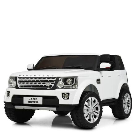Дитячий двомісний електромобіль Land Rover M 4063EBLR-1 білий