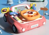 Дитяча іграшка кермо-авто тренажер з музичними та світловими ефектами CY 7099 B, мятний