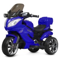 Дитячий електромобіль мотоцикл трицикл Bambi M 4204EBLR-4 Suzuki синій **