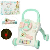Каталка-ходунки-штовхач 648A-47 музика звук, світло кермо пищалка
