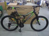 Підлітковий спортивний гірський велосипед AZIMUT DINAMIC колеса 26 дюймів FRD/сталева рама 18.5"/чорно-зелений Підлітковий спортивний гірський велосипед AZIMUT DINAMIC колеса 26 дюймів FRD/сталева рама 18.5"/чорно-зелений