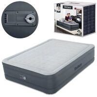 Надувний велюровий Матрац Ліжко Bestway 69075 з вбудованим електронасосом**