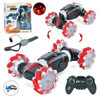 Машина трюкова перевертач на радіокеруванні 666-801SA (пульт + браслет) 2 кольори