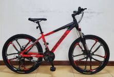 Спортивний алюмінієвий велосипед MTB Corso 52273 SPIDER колеса 26д / Shimano 21 швидкість / литі диски червоний
