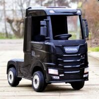 Дитячий електромобіль вантажівка M 6062EBLR-2 Scania 4 двигуна звук світло чорний