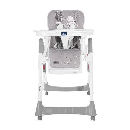 Стільчик для годування Lorelli (Bertoni) Gusto Grey Rabbits Сірий "Кролики". Дитячий стілець для годування
