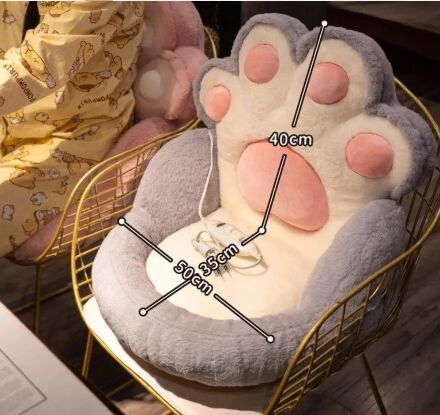 Крісло-подушка-іграшка дитяче м'яке з підігрівом "Тапа Лапка" для дівчинки та хлопчика (L4)