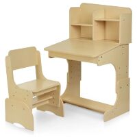 Дитяча Регульована парта зі стільчиком растишка Bambi F2071 Венге Світлий**
