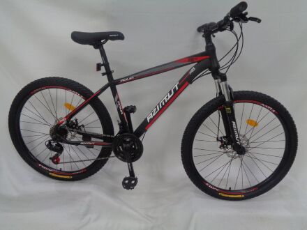 Спортивний гірський велосипед Azimut Aqua 24 дюйми GFRD чорно-червоний