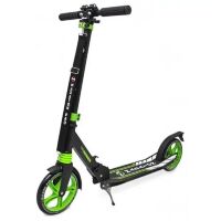 Складаний двоколісний самокат Maraton PRO Алюмінієвий / чорно-зелений