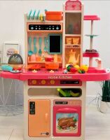 Дитячий ігровий набір Кухня LIMO TOY 889-162 плита холодильник продукти миття посуд музика звук **