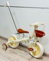 Дитячий біговел-велобіг 4в1 Maraton 518 велосипед з батьківською ручкою салатовий