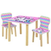 Дитячий столик зі стільчиками 508-65 "Єдиноріг"