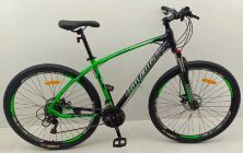 Спортивний гірський алюмінієвий велосипед MTB Corso L-29784 Atlantis колеса 29д/Shimano 21 швидкість/зелений