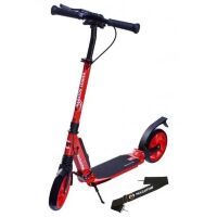 Двоколісний дитячий самокат Maraton RIDER з ручним гальмом та амортизатором, фіолетовий для дівчинки