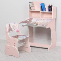 Дитяча парта растишка Bambi B 2071-20 Париж рожевий**