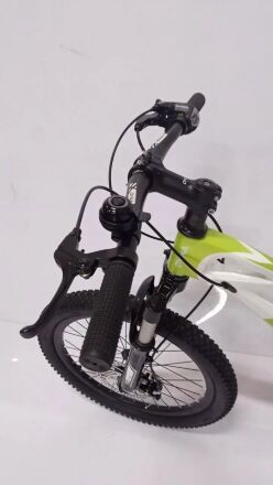 Гірський спортивний Магнезієвий велосипед Dyna M-1 колеса 20 дюймів / 7 швидкостей / Shimano / біло-зелений