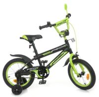 Велосипед дитячий двоколісний PROFI Inspirer Y14321-1 колеса 14 дюймів чорно-салатовий**