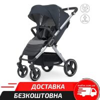 Дитяча прогулянкова коляска El Camino ME 1053N DYNAMIC PRO Onyx з регульованим ручкою/навантаження до 22 кг Чорна