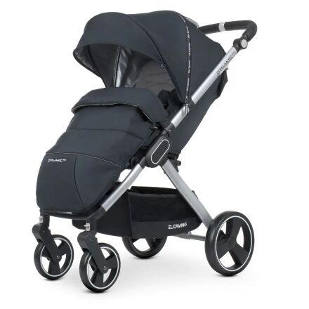 Дитяча прогулянкова коляска El Camino ME 1053N DYNAMIC PRO Onyx з регульованим ручкою/навантаження до 22 кг Чорна