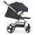 Дитяча прогулянкова коляска El Camino ME 1053N DYNAMIC PRO Onyx з регульованим ручкою/навантаження до 22 кг Чорна