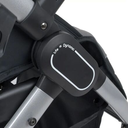 Дитяча прогулянкова коляска El Camino ME 1053N DYNAMIC PRO Onyx з регульованим ручкою/навантаження до 22 кг Чорна