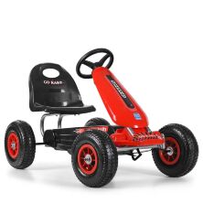 Дитячий педальний карт на надувних колесах Bambi M 3626A-3 червоний
