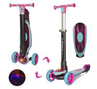Самокат дитячий складаний iTrike JR 3-003-1-B MAXI 8 кольорів принт