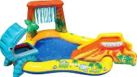 Надувний дитячий басейн INTEX Ігровий центр з гіркою 57444 Динозаври / довжина 249см*191см Надувний дитячий басейн INTEX Ігровий центр з гіркою 57444 Динозаври / довжина 249см*191см