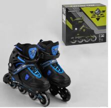 Чоловічі Жіночі Ролики 80266-L Best Roller розмір 39-42 / колеса PU / переднє колесо світиться / колір синій