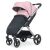 Дитяча прогулянкова коляска El Camino ME 1053N DYNAMIC PRO Pale Pink навантаження до 22 кг РОЗОВАУ для дівчинки*