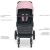 Дитяча прогулянкова коляска El Camino ME 1053N DYNAMIC PRO Pale Pink навантаження до 22 кг РОЗОВАУ для дівчинки*
