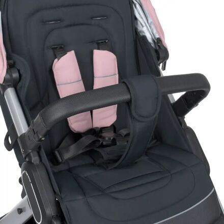 Дитяча прогулянкова коляска El Camino ME 1053N DYNAMIC PRO Pale Pink навантаження до 22 кг РОЗОВАУ для дівчинки*