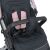 Дитяча прогулянкова коляска El Camino ME 1053N DYNAMIC PRO Pale Pink навантаження до 22 кг РОЗОВАУ для дівчинки*