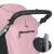 Дитяча прогулянкова коляска El Camino ME 1053N DYNAMIC PRO Pale Pink навантаження до 22 кг РОЗОВАУ для дівчинки*