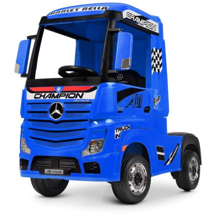 Дитячий електромобіль вантажівка Mercedes-Benz Actros M 4208EBLR-4 синій **