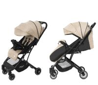 Дитяча прогулянкова коляска Tilly Bella T-163 BLUE з накидкою для ніжок/синя