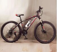 Підлітковий велосипед колеса 26 дюймів S300 Blast-New Чорно-Червоний