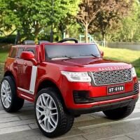 Дитячий електромобіль Джип M 4836EBLRS- Range Rover одномісний, 4WD, MP3, USB, шкіряне сидіння, фарбований