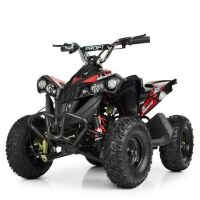 Дитячий електромобіль квадроцикл (від 7 років) HB-EATV1000Q-2ST V2 чотири акумулятори, колеса гума, чорний