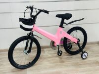 Дитячий двоколісний магнієвий велосипед 12 дюймів Maraton CRUISER M02 з кошиком рожевий для дівчинки