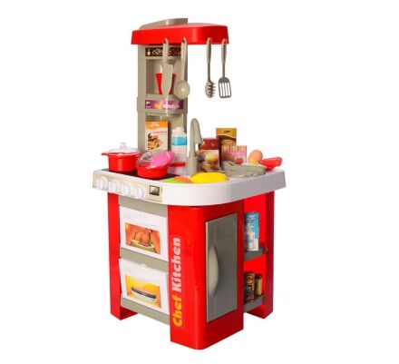 Дитячий ігровий набір інтерактивна КУХНЯ велика 922-48 A з аксесуарами. Світлові і звукові ефекти**