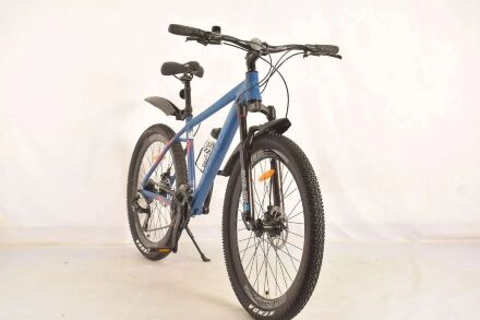 Гірський спортивний велосипед 24 дюйми S700 Mercury-OVERLORD / 24 швидкості / Shimano / з пляшкою / синій