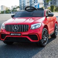 Дитячий електромобіль Машина 4WD M 4140EBLRS-3 Mercedes одномісний, шкіряне сидіння, MP3, TF / автофарбування