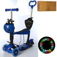 Самокат дитячий складаний iTrike JR 3-003-1-B MAXI 8 кольорів принт